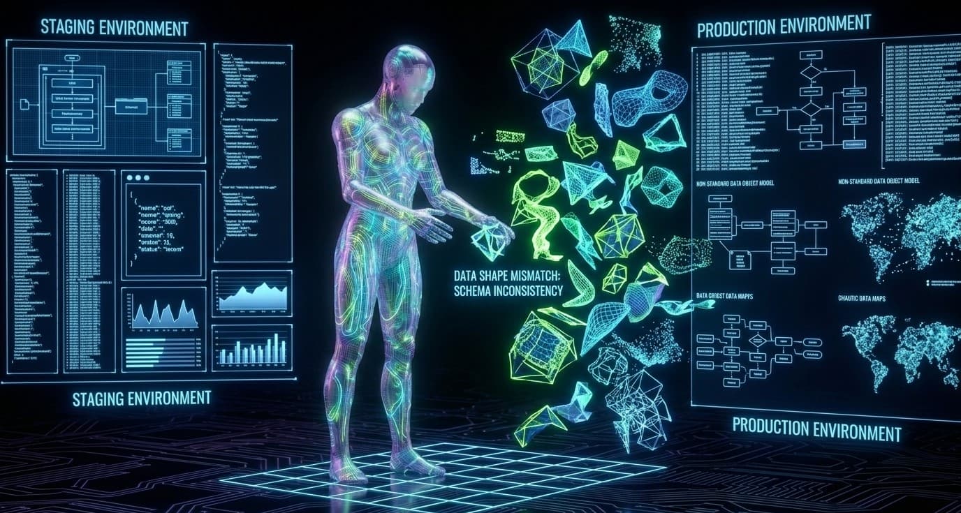 Agent focusing on mismatched data shapes
